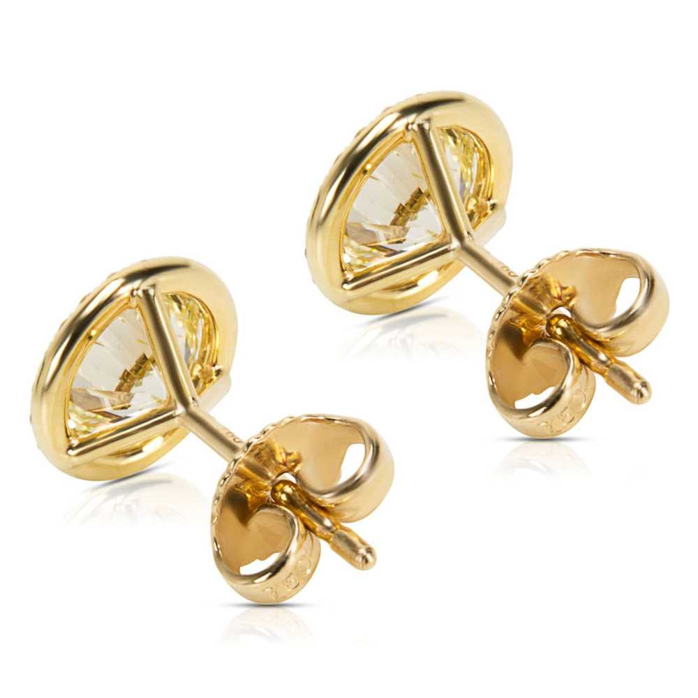 Other Diamond Halo Studs in 18k Yellow Gold (2.27… - image 3