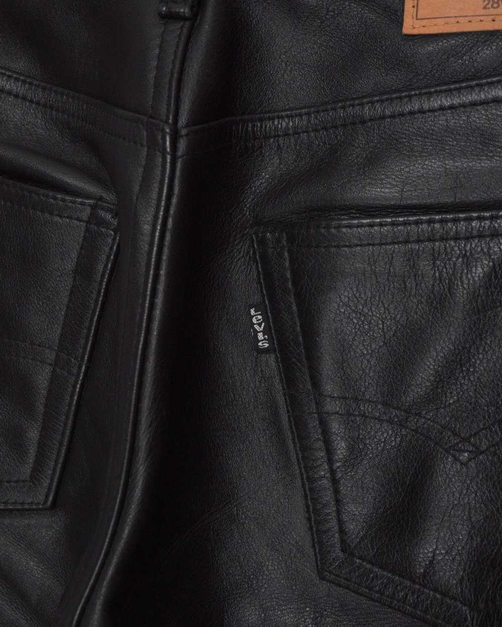 Levi's Vintage Levi’s Genuine Leather Black Pants - image 10