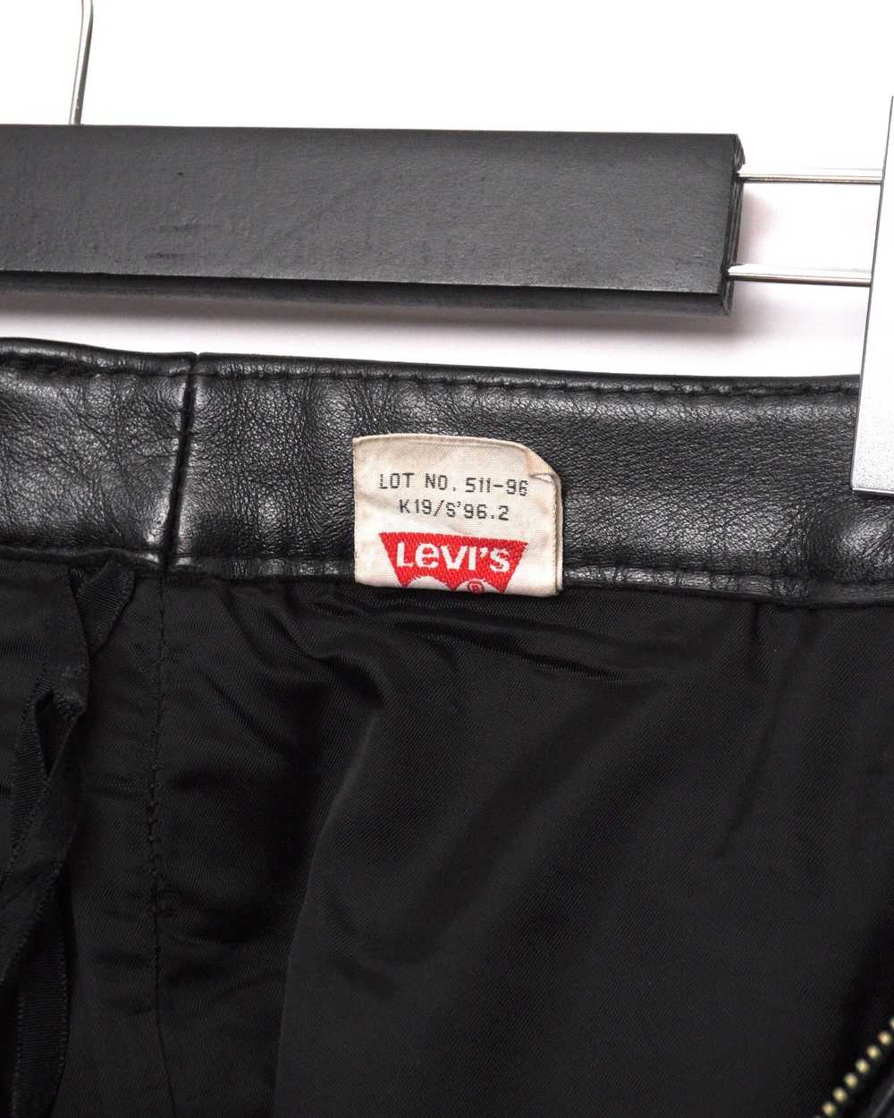 Levi's Vintage Levi’s Genuine Leather Black Pants - image 12
