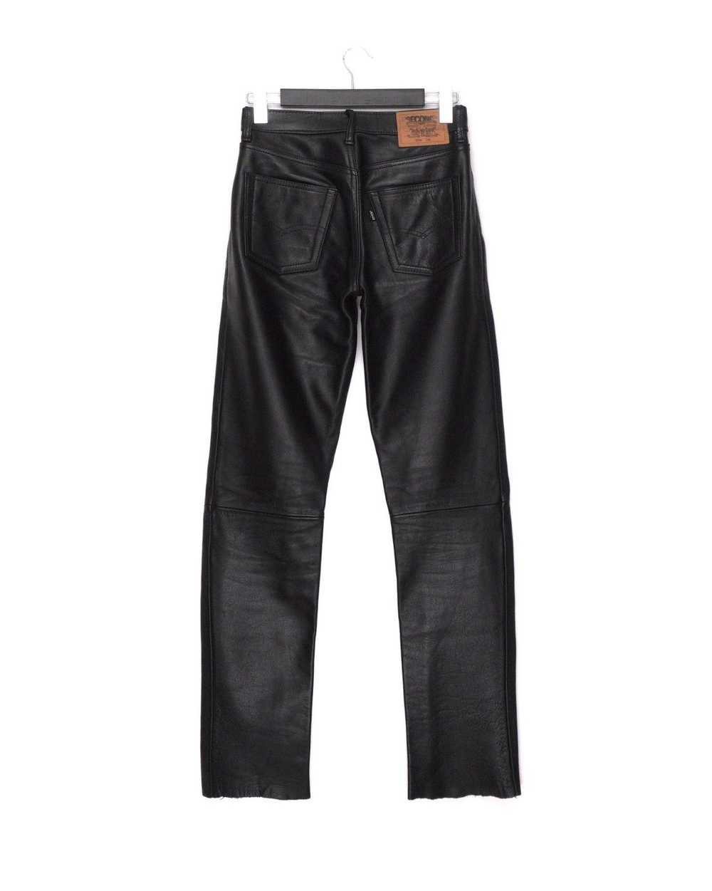 Levi's Vintage Levi’s Genuine Leather Black Pants - image 2
