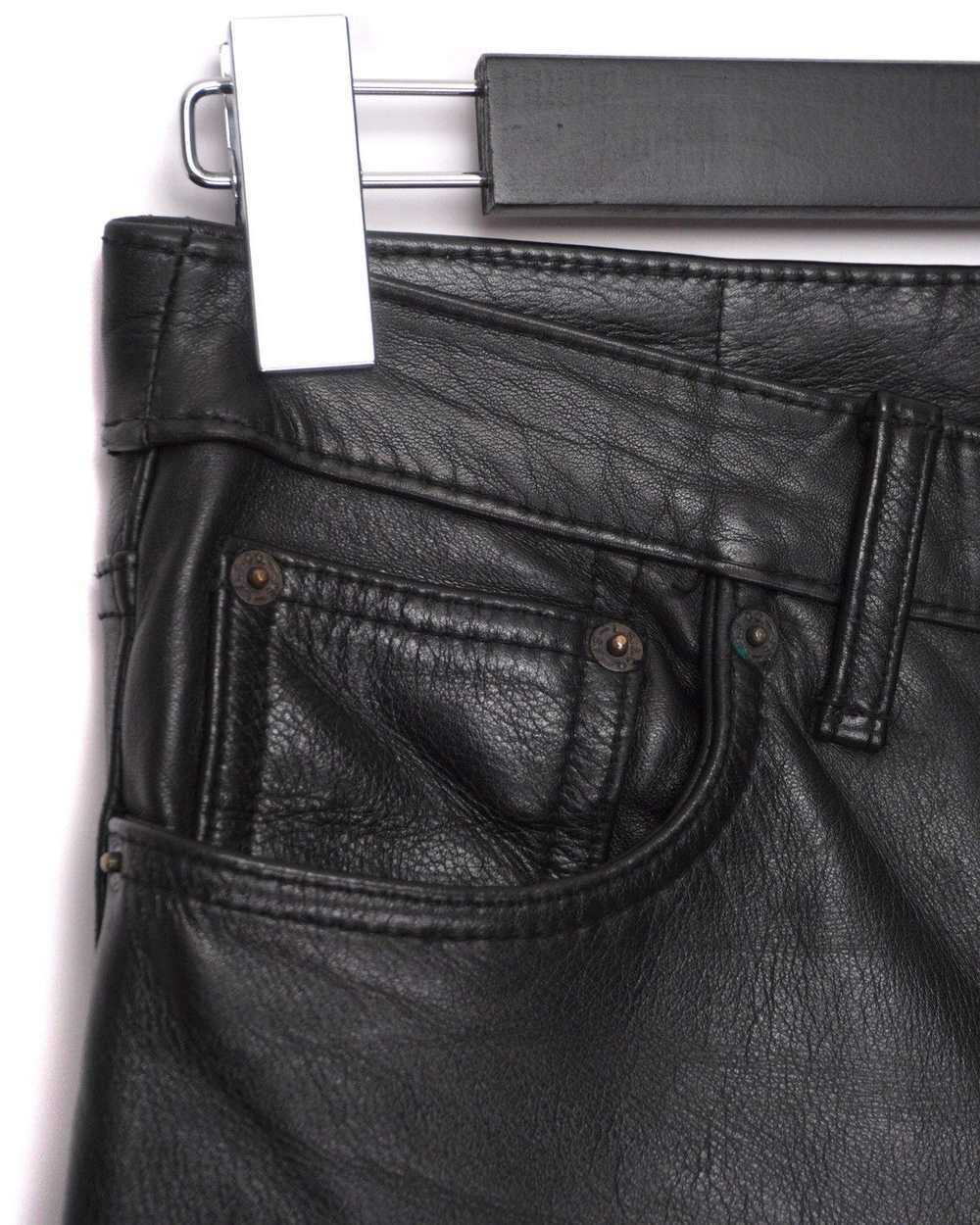 Levi's Vintage Levi’s Genuine Leather Black Pants - image 6