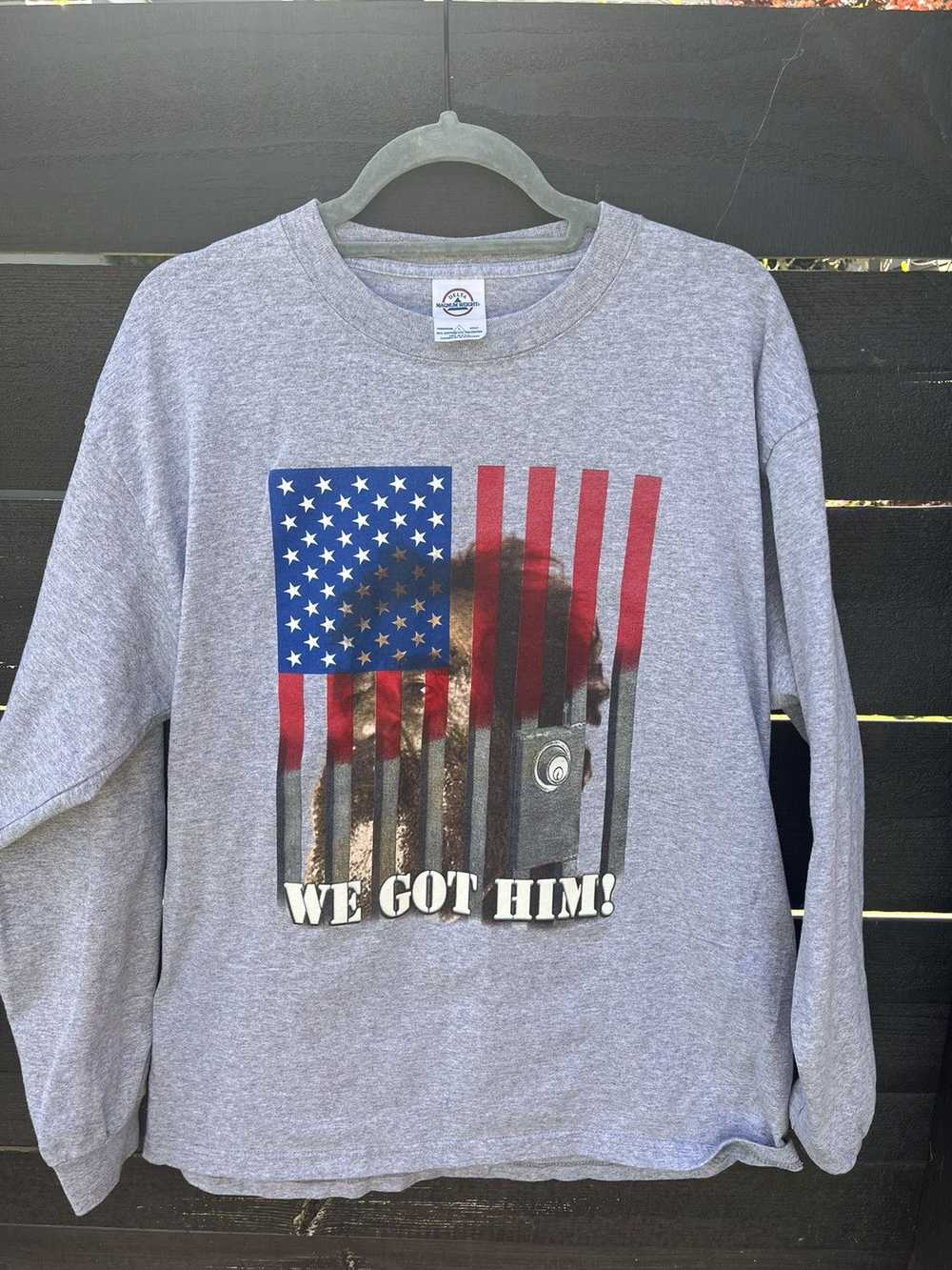 Vintage 2001 Saddam Hussein “WE GOT HIM” tee - image 1