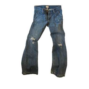 Abercrombie & Fitch Abercrombie Blue Jeans Distre… - image 1