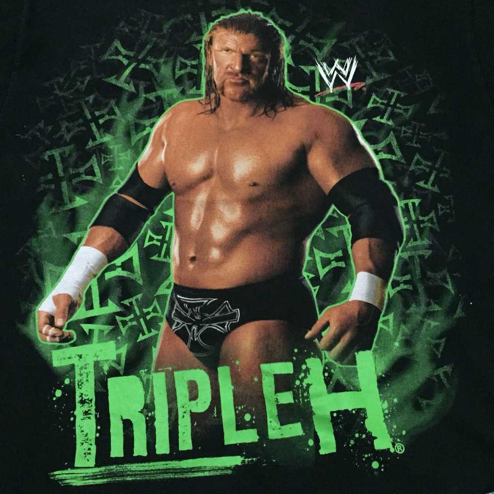 Vintage × Wwe Triple H WWE big Print Double Sided… - image 2