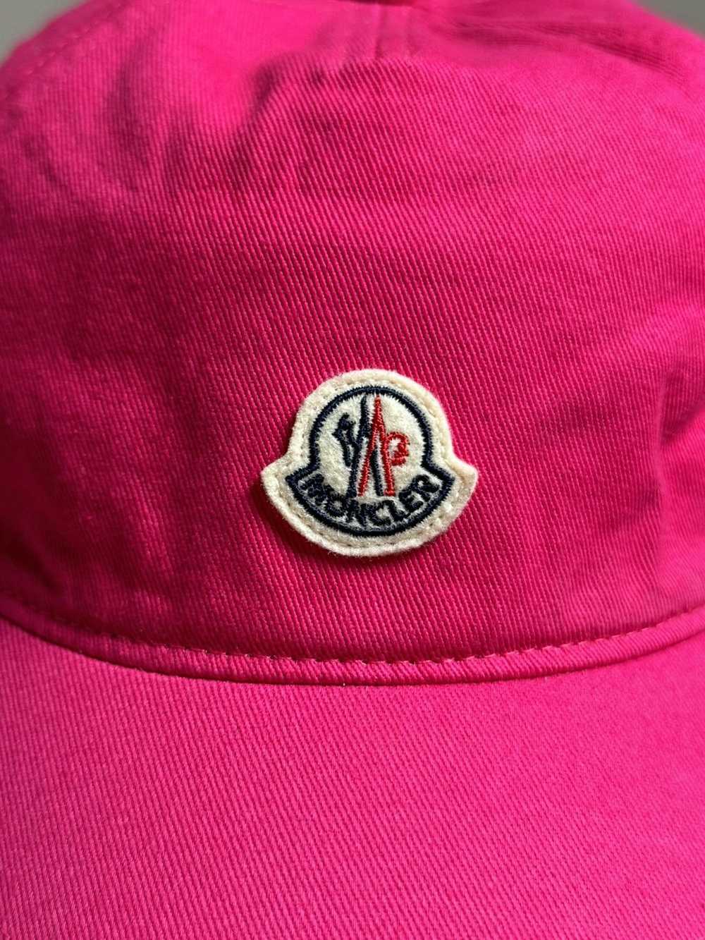 Luxury × Moncler × Streetwear Moncler pink cap (O… - image 3