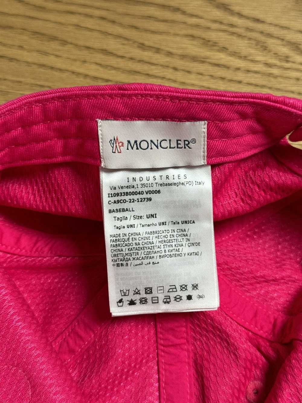 Luxury × Moncler × Streetwear Moncler pink cap (O… - image 7