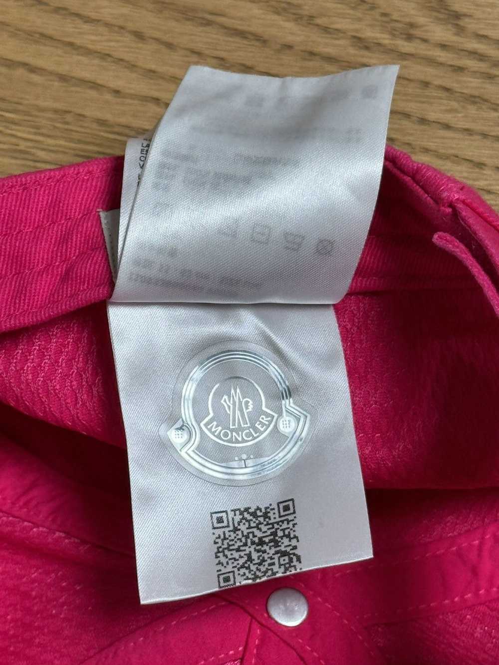 Luxury × Moncler × Streetwear Moncler pink cap (O… - image 8