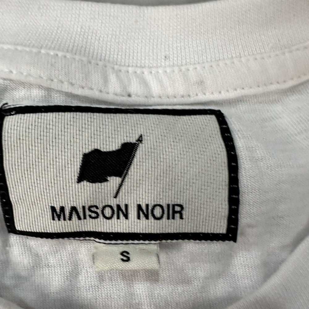 Other Maison Noir T Shirt Size S White Skull Grap… - image 5