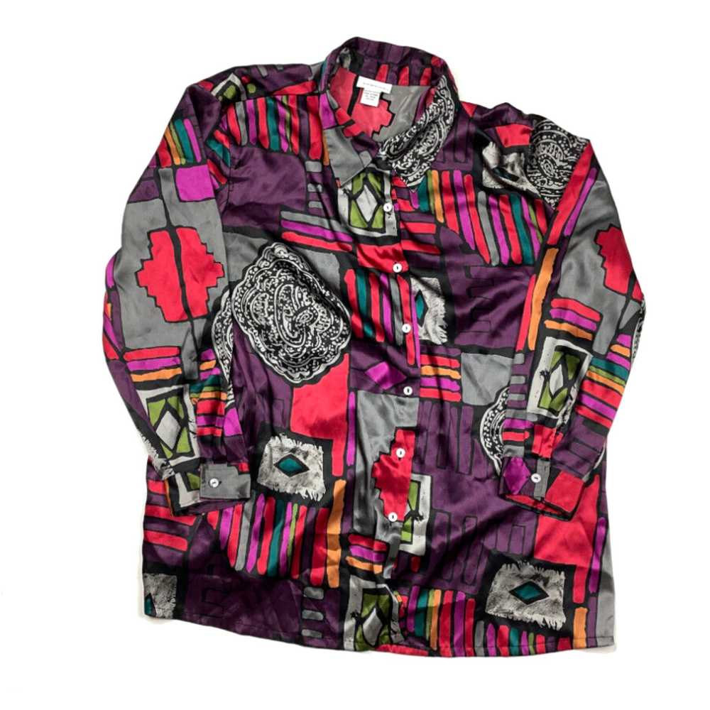Avenue VTG 90s Style Fresh Prince Bel-Air Abstrac… - image 1
