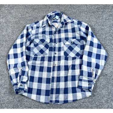 Vintage VTG Fieldmaster Lightweight Flannel Shirt… - image 1