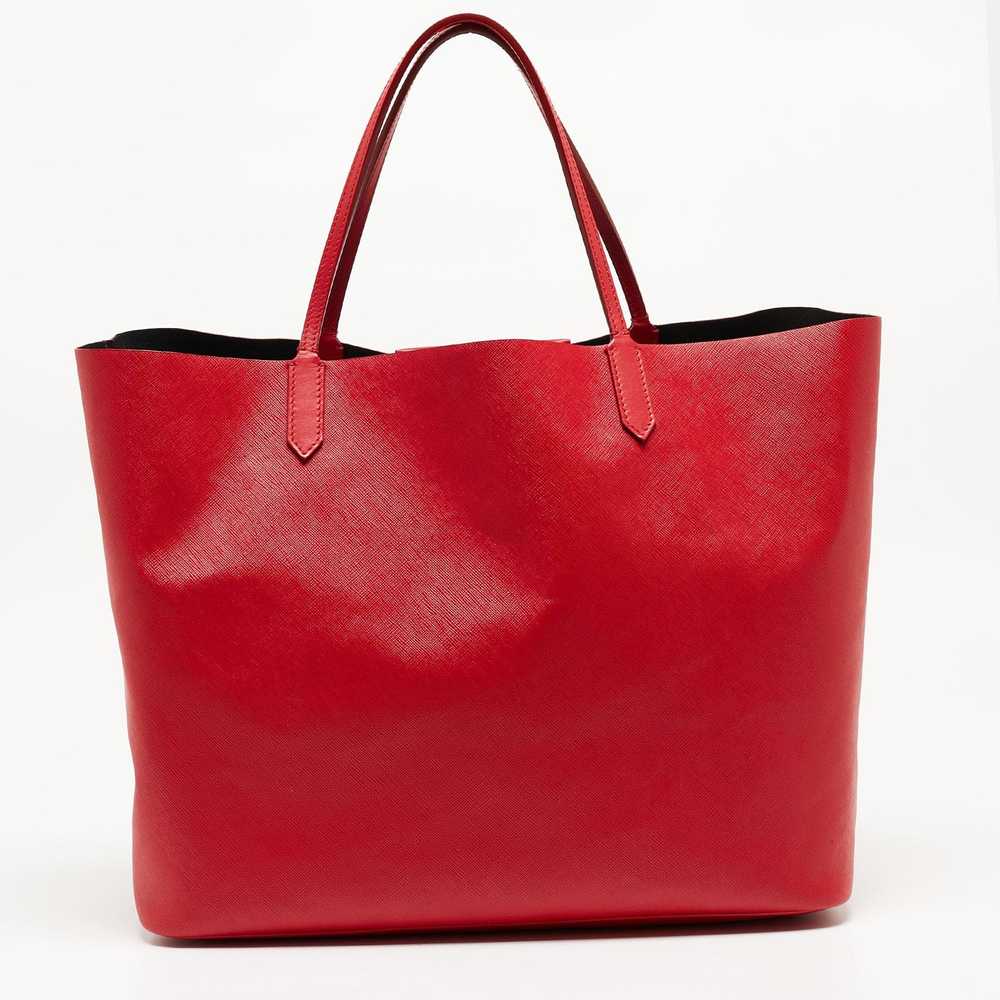 Givenchy GIVENCHY Red Leather Large Bambi Antigon… - image 4
