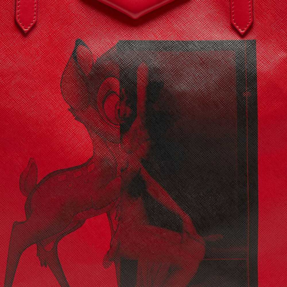 Givenchy GIVENCHY Red Leather Large Bambi Antigon… - image 5