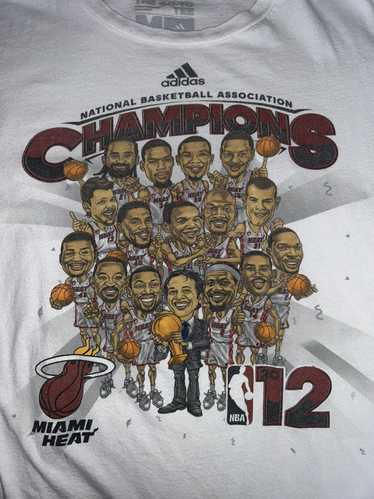 Adidas × Vintage Adidas Miami Heat 2012 Champions 