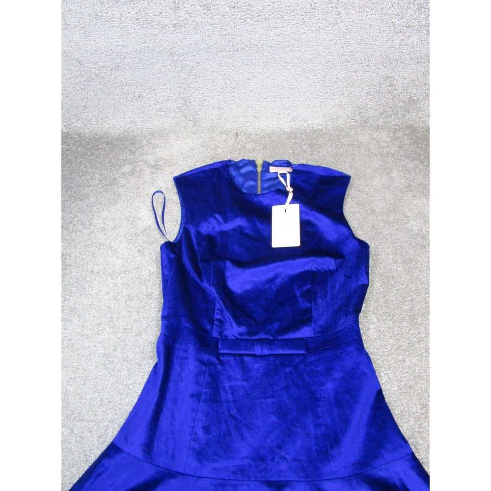 Ted Baker Ted Baker A-Line Dress Womens 1 Blue Sl… - image 2