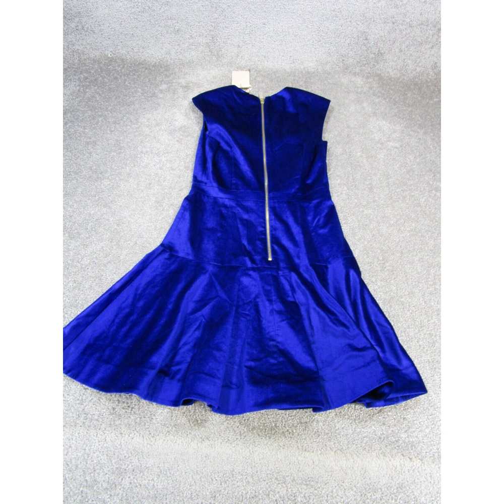 Ted Baker Ted Baker A-Line Dress Womens 1 Blue Sl… - image 3