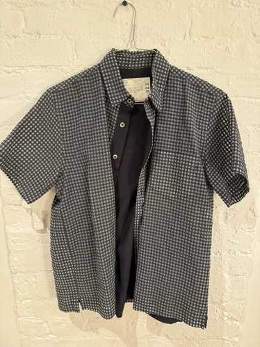 Sacai Sacai short sleeve button up- gingham print