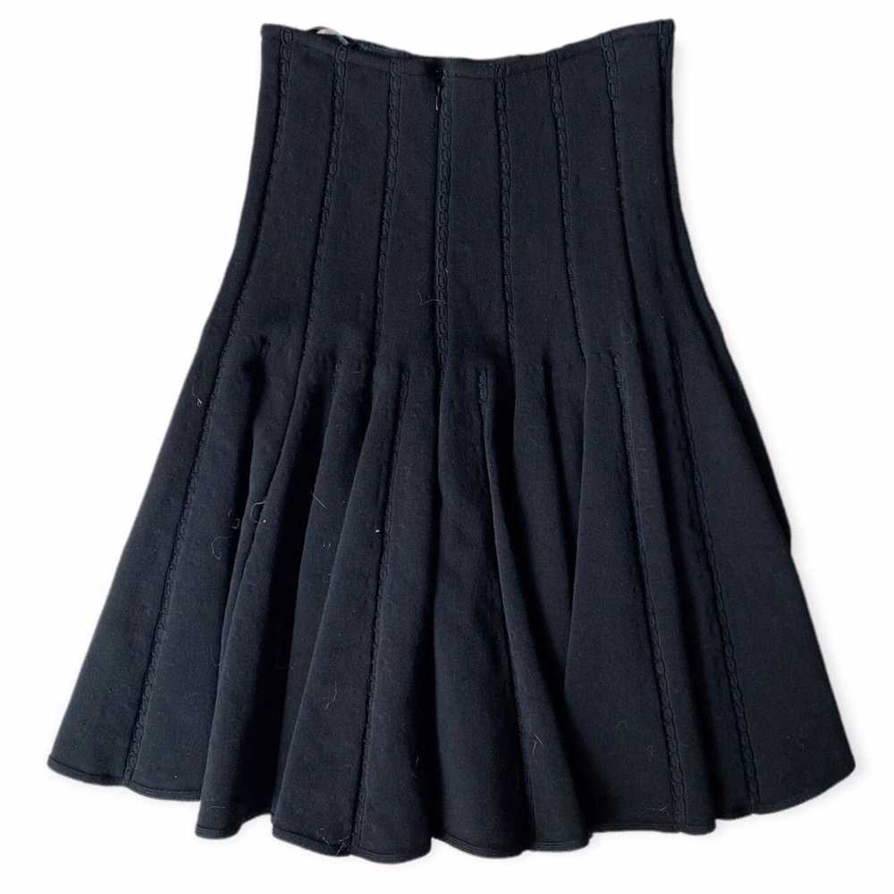 Alaia Alaia stretch wool skirt - image 2