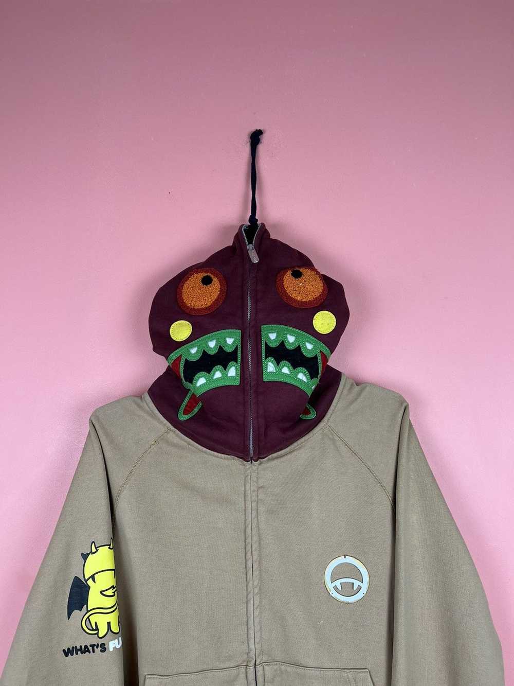 Designer × Streetwear Devil nut full zip hoodie s… - image 5