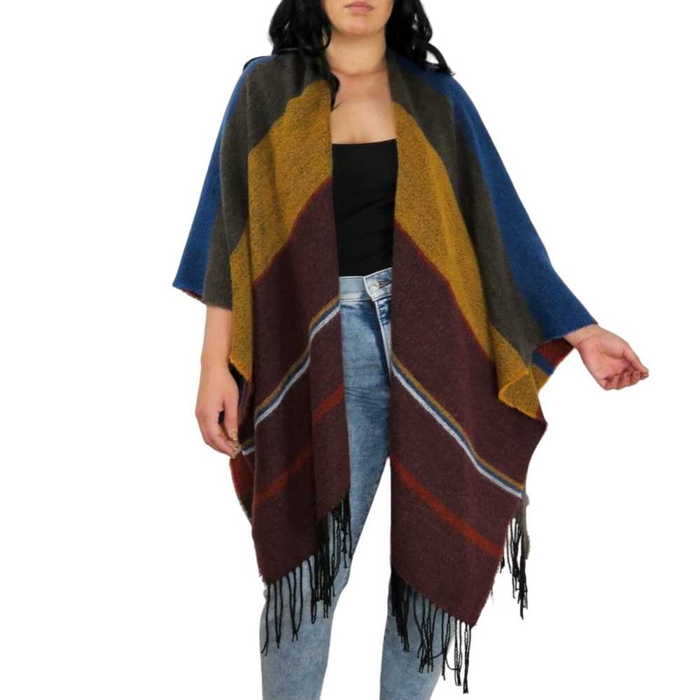 Urban Outfitters Urban Outfitters Knit Cape Shawl… - image 1