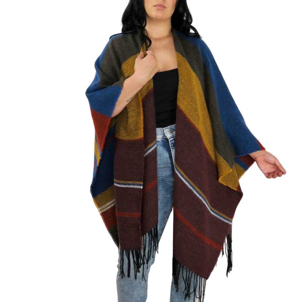 Urban Outfitters Urban Outfitters Knit Cape Shawl… - image 2