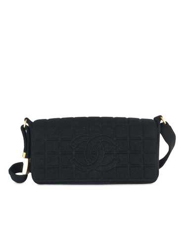 Chanel Chocolate Bar Flap Shoulder Bag - image 1