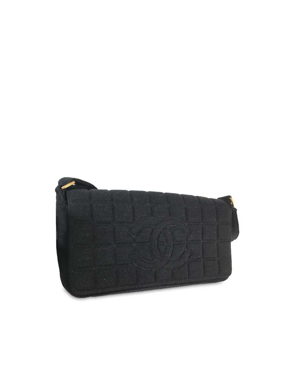 Chanel Chocolate Bar Flap Shoulder Bag - image 2