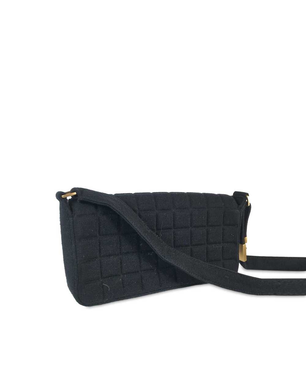 Chanel Chocolate Bar Flap Shoulder Bag - image 3