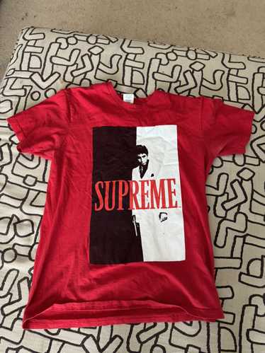 Supreme Scarface Shower Tee Red