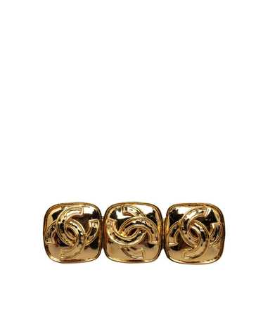 Chanel Gold-tone Triple CC Brooch Pin