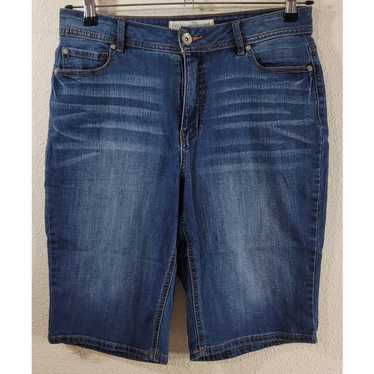 Other Cato Blue Light Washed Classic Denim Bermuda