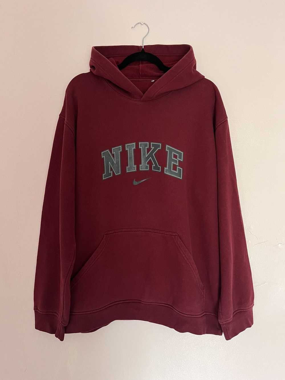 Nike × Vintage Nike big logo hoodie 80s - image 1