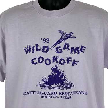 Hanes Cattle Guard Bar Wild Game Cookoff Vintage 9