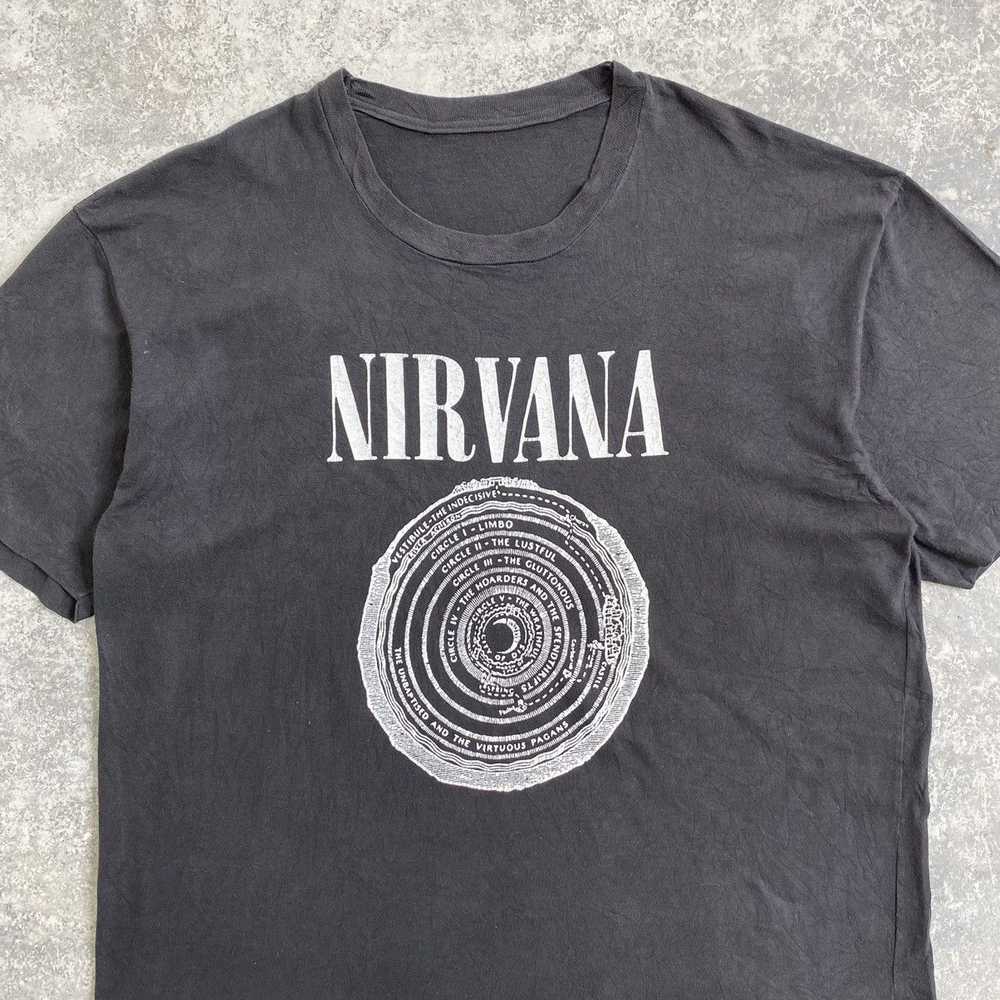 Band Tees × Nirvana × Vintage Vintage Nirvana 9 C… - image 3