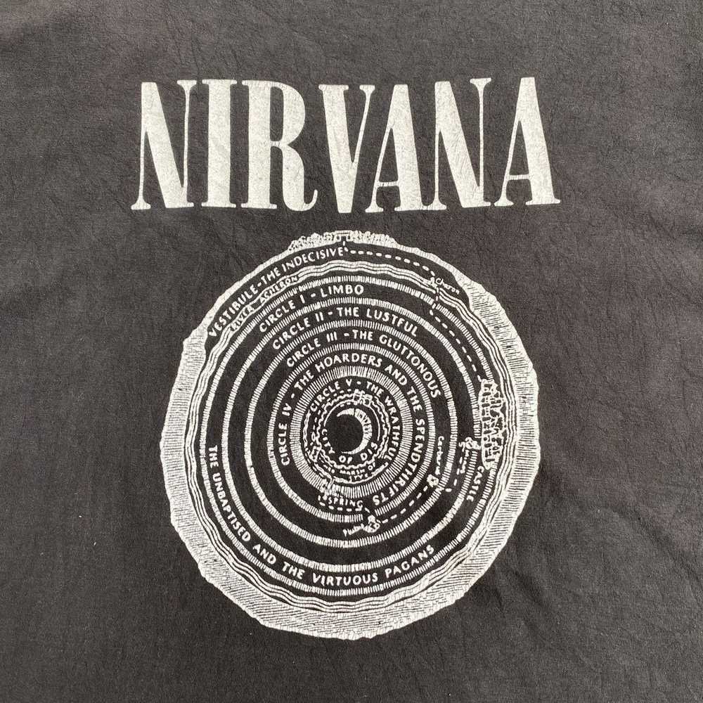 Band Tees × Nirvana × Vintage Vintage Nirvana 9 C… - image 4