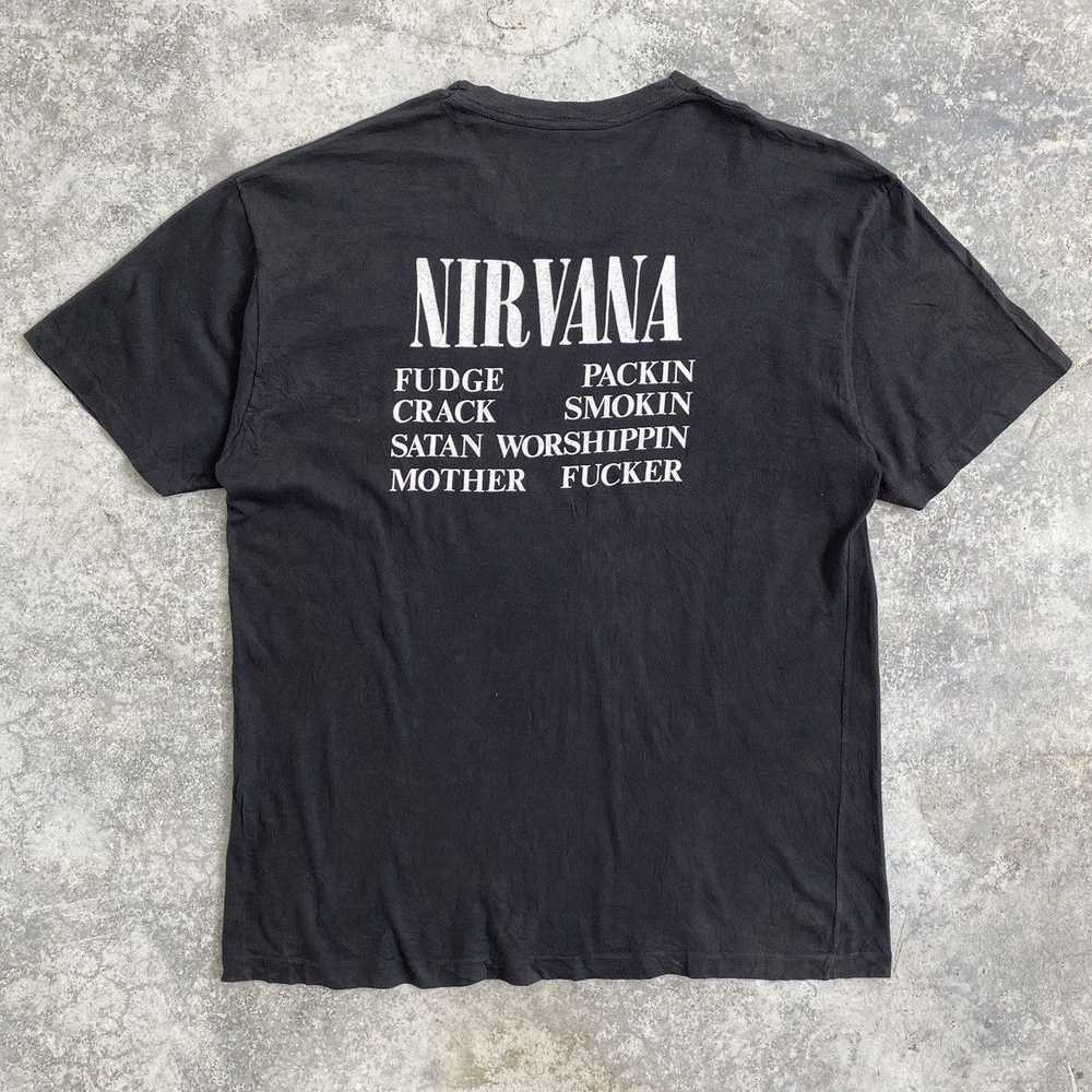 Band Tees × Nirvana × Vintage Vintage Nirvana 9 C… - image 9