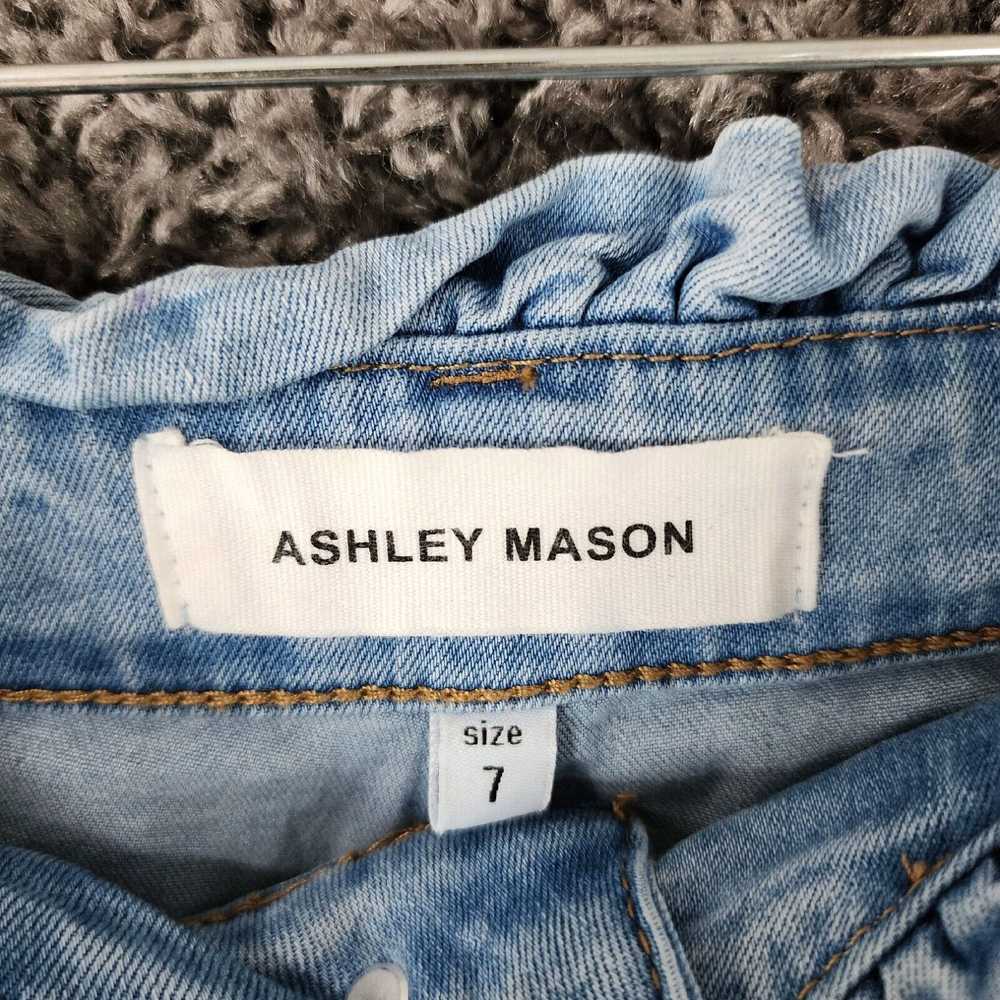 Vintage Ashley Mason Womens Light Wash Belted Ank… - image 3