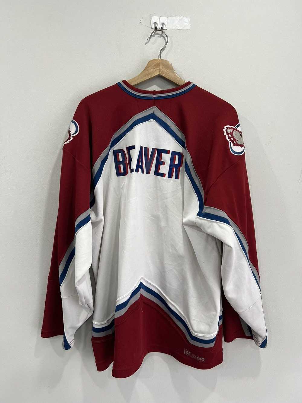 Ccm × Vintage Vintage Avalanche Hockey Jersey CCM… - image 2