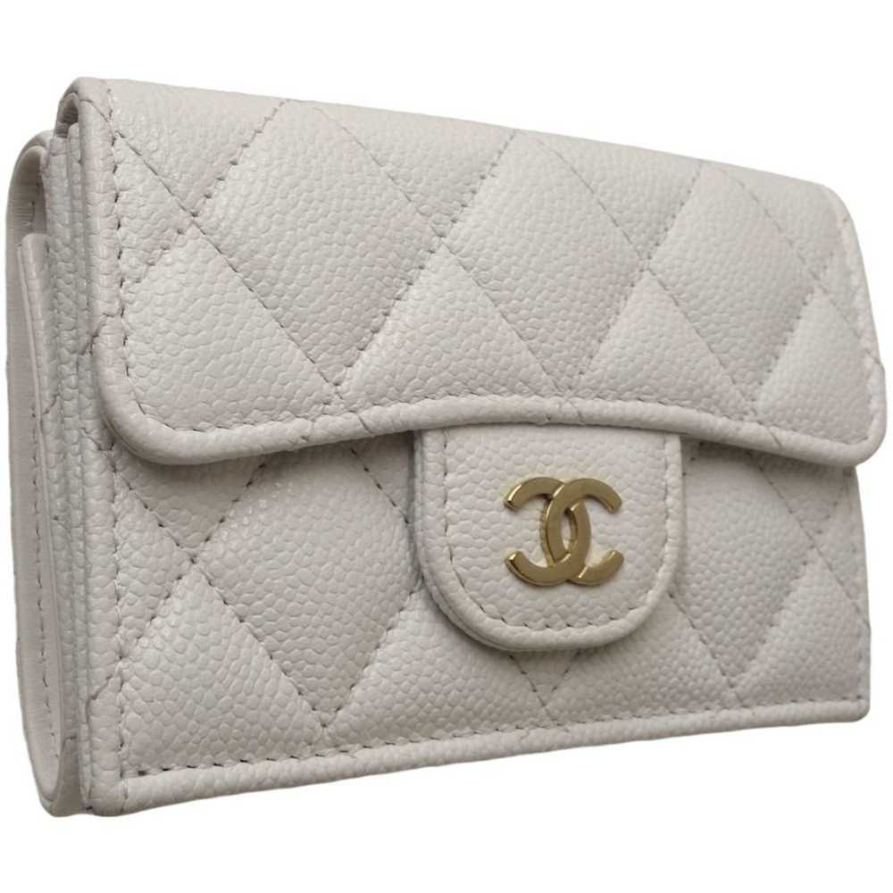 Chanel CHANEL Classic Small Wallet Coco Mark A844… - image 2