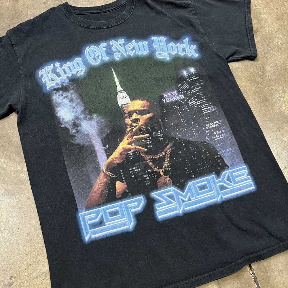 Rap Tees × Streetwear Pop Smoke King of New York … - image 2