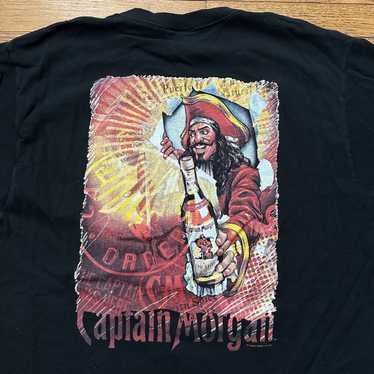 Vintage Vintage Captain Morgan Rum Liquor Black P… - image 1
