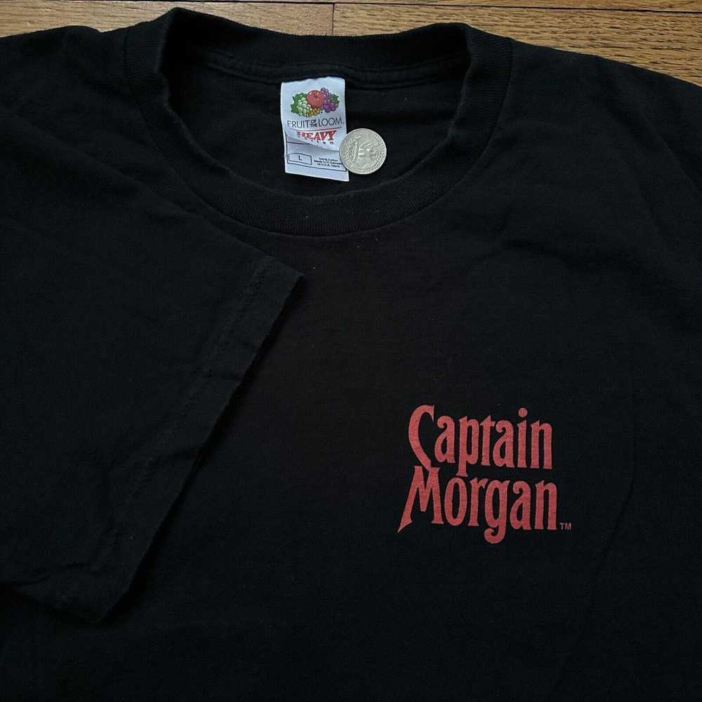 Vintage Vintage Captain Morgan Rum Liquor Black P… - image 2