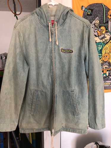 Supreme Supreme Gonz denim hooded coaches jacket S