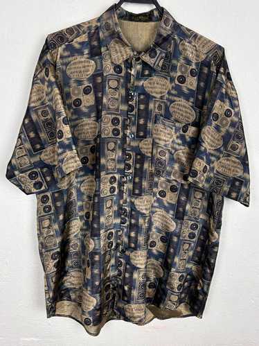Crazy Shirts × Vintage 90s Vintage Thai Silk Craz… - image 1