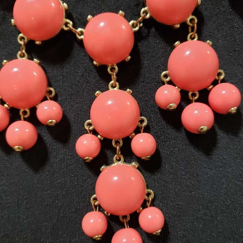 Other Fashion Pink Rhinestones Bubble Bead Statem… - image 4