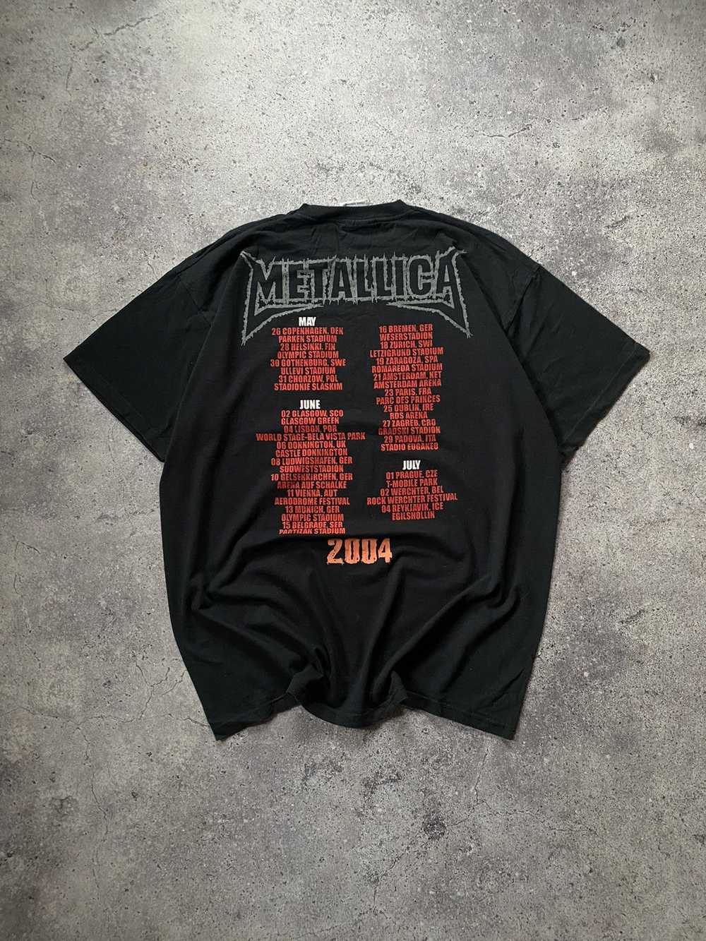 Metallica × Rock Tees × Vintage Vintage 2002 Meta… - image 2