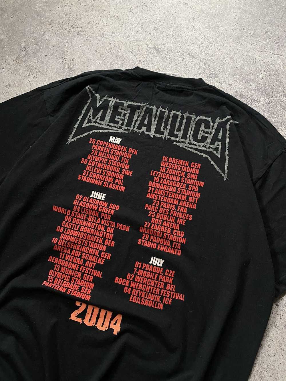 Metallica × Rock Tees × Vintage Vintage 2002 Meta… - image 5