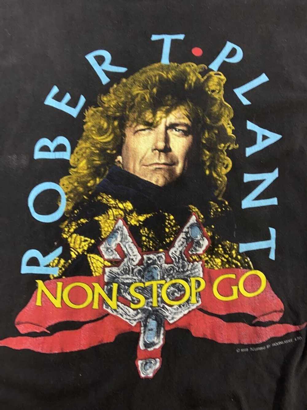 80S/Vintage/Robert Plant/Non Stop Go Tour/T-Shirt… - image 6