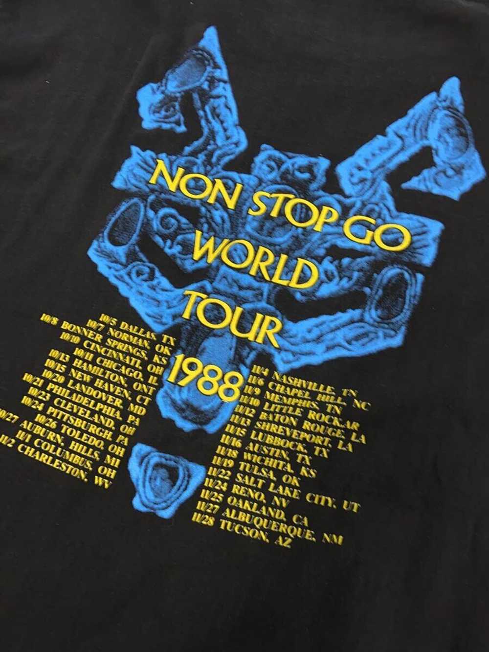 80S/Vintage/Robert Plant/Non Stop Go Tour/T-Shirt… - image 8