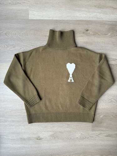 AMI AMI Paris de Coeur Turtleneck Sweater - image 1