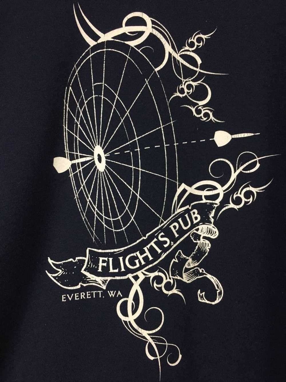 Gildan × Streetwear × Vintage Vtg FLIGHTS Pub Eve… - image 4